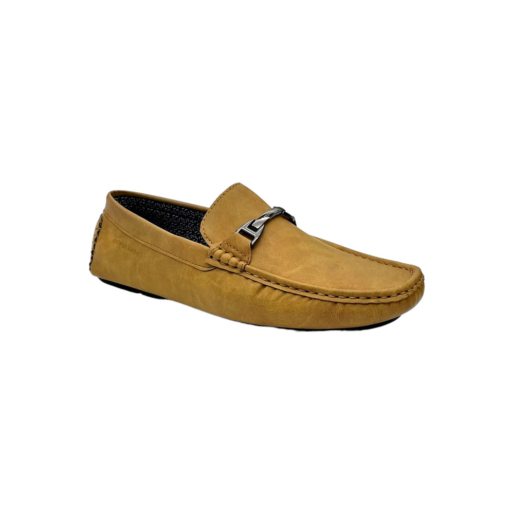Aston Marc Men's Charter Bit Loafers Tan - Medium
